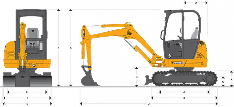 2 5 Tonne 8025 Mini Digger At Headland Plant 2-5-tonne-8025-mini-digger-at-headland-plant